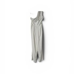 Elegant White One-Shoulder jumpsuit size L